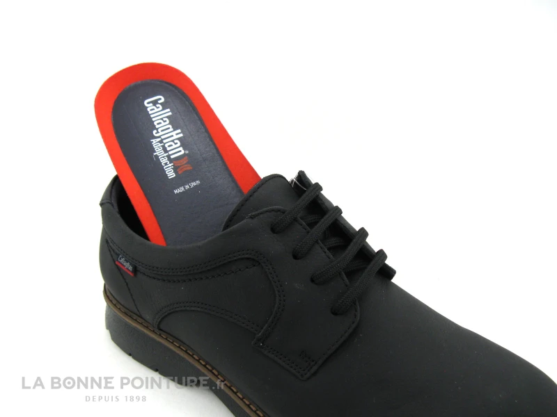 Callaghan 45000 - Cuir Noir Mat - Chaussure Derbi Homme 5 Callaghan 45000 - Cuir Noir Mat - Chaussure Derbi Homme â Image 5