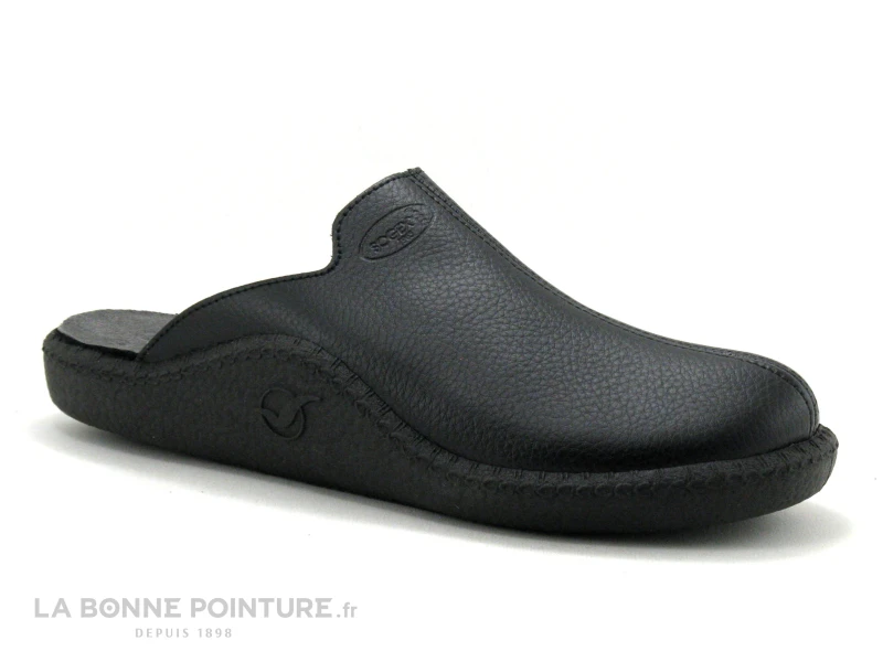 Sogex - COMTE Noir - Pantoufle Mule Homme 1 Sogex - COMTE Noir - Pantoufle Mule Homme