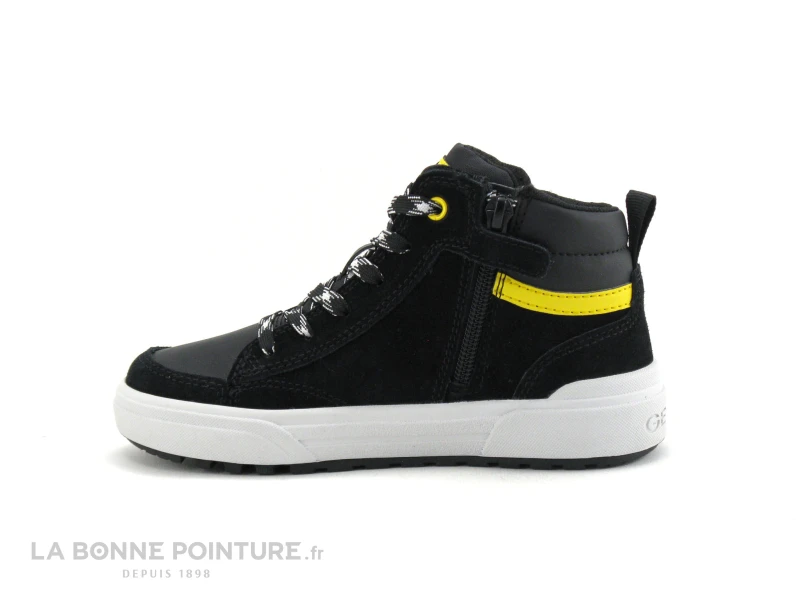 Geox WEEMBLE J26HAB - Black Yellow - Sneakers Montante GARCON 3 Geox WEEMBLE J26HAB - Black Yellow - Sneakers Montante GARCON – Image 3