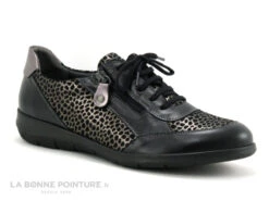 Nouvelles versions 1 Suave Oxford 6627 TS - Derby Cuir - Black Multi - Chaussure Confort Femme