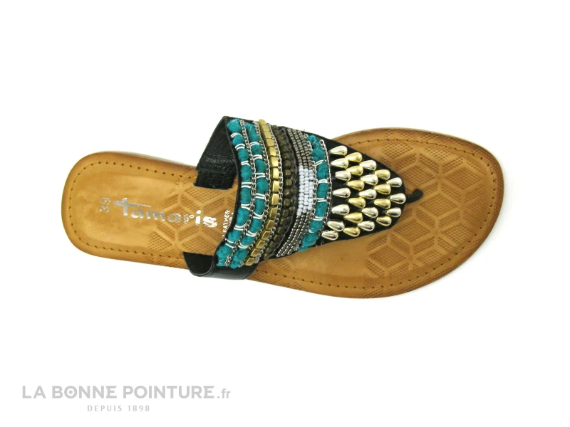 Tamaris 1-27100-28 Black Comb - Tong Noire Perles 6 Tamaris 1-27100-28 Black Comb - Tong Noire Perles â Image 6