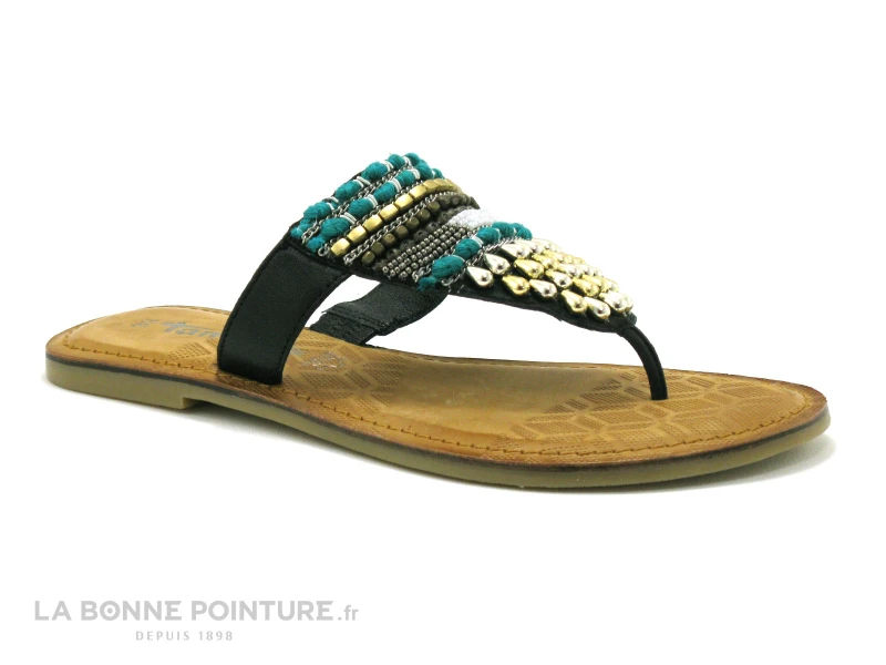 Tamaris 1-27100-28 Black Comb - Tong Noire Perles 1 Tamaris 1-27100-28 Black Comb - Tong Noire Perles