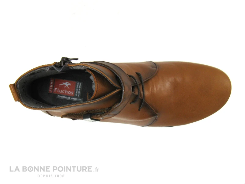 Fluchos NOA 9976 Sugar Nobuck Cuero - Boots Femme - Bride Devant 6 Fluchos NOA 9976 Sugar Nobuck Cuero - Boots Femme - Bride Devant â Image 6