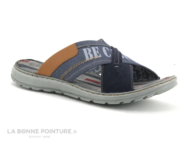 Morans TABRIL Marine - Bleu Jean - Mules Homme 1 Morans TABRIL Marine - Bleu Jean - Mules Homme