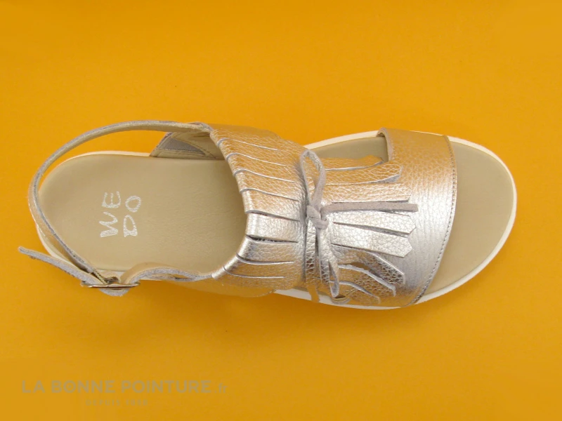 We Do 44562 Silver - Sandale Compensee Gris Metal 6 We Do 44562 Silver - Sandale Compensee Gris Metal – Image 6