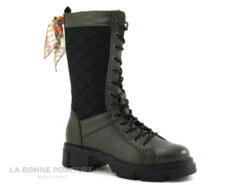 GoodStep 3625-D07 Kaki - Noir Matelasse - Bottine Lacet Femme -Optimal Chaussures Magasin cd24607c73b9e66c561f35ea11d5d5ef img 2401.jpg 174463