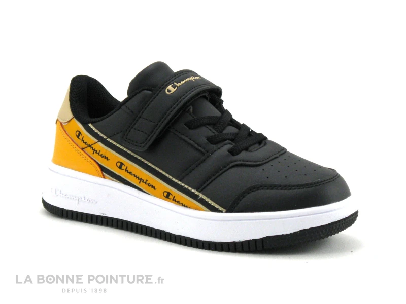 Champion ALTER LOW S32428 - Noir Jaune Beige - Sneakers GARCON 5 Champion ALTER LOW S32428 - Noir Jaune Beige - Sneakers GARCON – Image 5