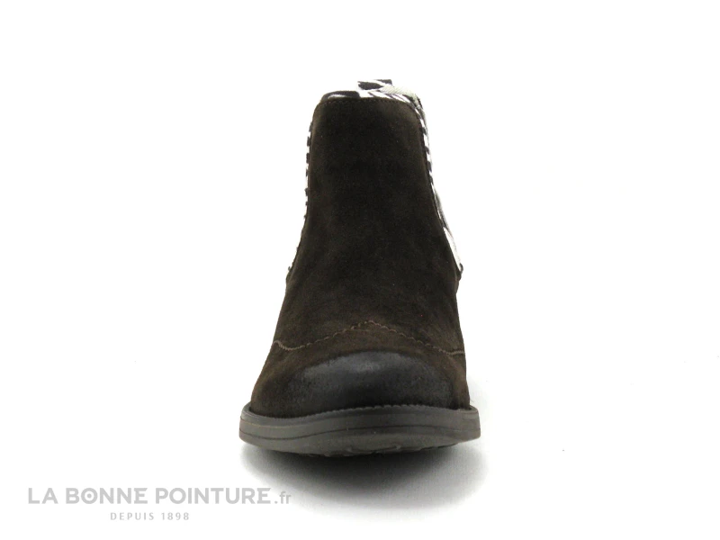 La Vie Est Belle - CACTUS Ebene - Boots Chelsea Femme Marron Fonce 2 La Vie Est Belle - CACTUS Ebene - Boots Chelsea Femme Marron Fonce – Image 2