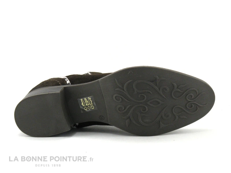 La Vie Est Belle - CACTUS Ebene - Boots Chelsea Femme Marron Fonce 7 La Vie Est Belle - CACTUS Ebene - Boots Chelsea Femme Marron Fonce – Image 7