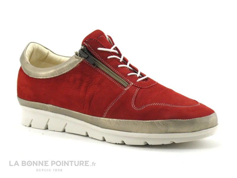 Pedi Girl COTY Fumo Rosso - Basket Confort Femme Rouge 1 Pedi Girl COTY Fumo Rosso - Basket Confort Femme Rouge