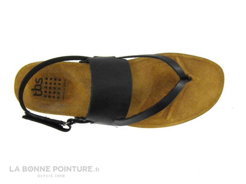 TBS BARTOLI C7004 Noir - Sandale Avec Entre-doigt 6 TBS BARTOLI C7004 Noir - Sandale Avec Entre-doigt â Image 6