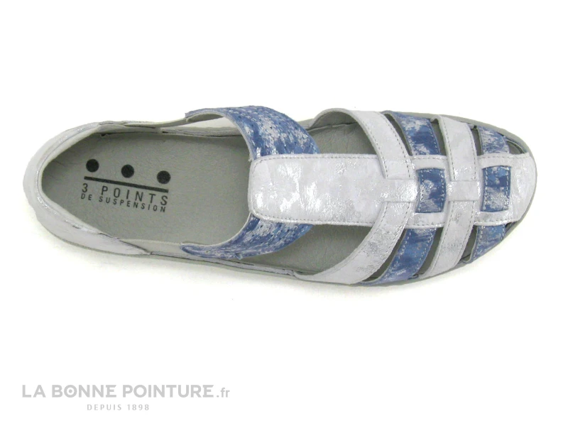 3 Points De Suspension KICHA 19080 Bleu Gris - Chaussure Aéree 6 3 Points De Suspension KICHA 19080 Bleu Gris - Chaussure Aéree – Image 6