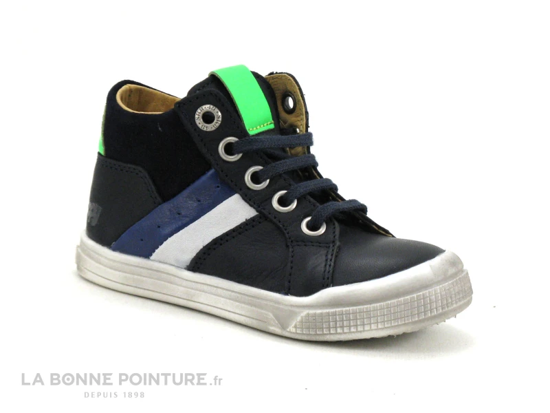 Bopy VINTAGE Marine - Sneakers Montantes GARCON Avec Zip 1 Bopy VINTAGE Marine - Sneakers Montantes GARCON Avec Zip