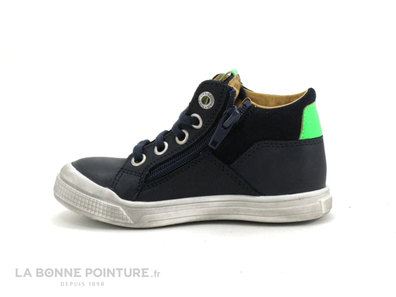 Bopy VINTAGE Marine - Sneakers Montantes GARCON Avec Zip 3 Bopy VINTAGE Marine - Sneakers Montantes GARCON Avec Zip – Image 3