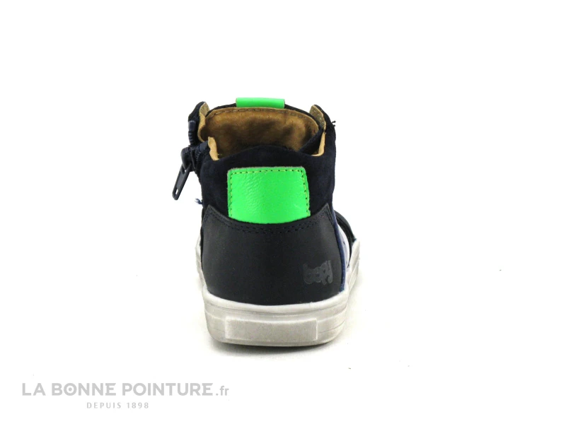Bopy VINTAGE Marine - Sneakers Montantes GARCON Avec Zip 4 Bopy VINTAGE Marine - Sneakers Montantes GARCON Avec Zip – Image 4