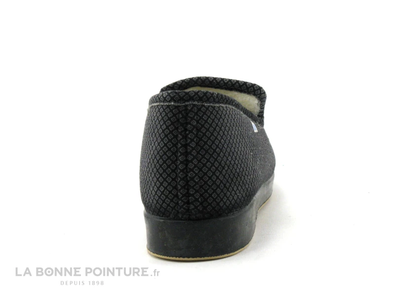 Ouf CANAL Gris Noir - Charentaise Homme Intérieur Laine 3 Ouf CANAL Gris Noir - Charentaise Homme Intérieur Laine – Image 3