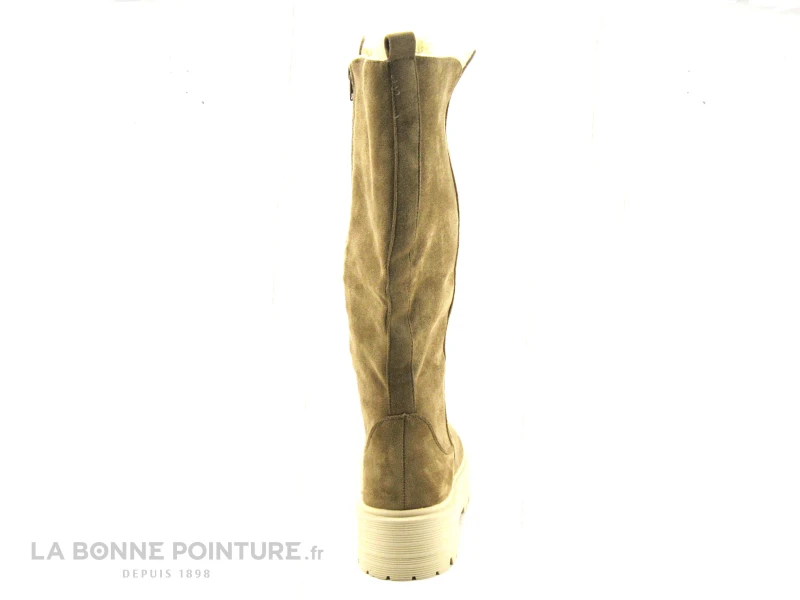 Millie And Co B841503 Taupe - Botte Beige - Semelle Epaisse 4 Millie And Co B841503 Taupe - Botte Beige - Semelle Epaisse â Image 4