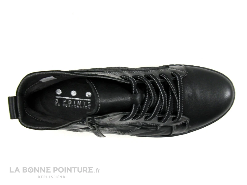 3 Points De Suspension KIARI 22395-009 - Noir - Chaussure Montante F 6 3 Points De Suspension KIARI 22395-009 - Noir - Chaussure Montante F – Image 6