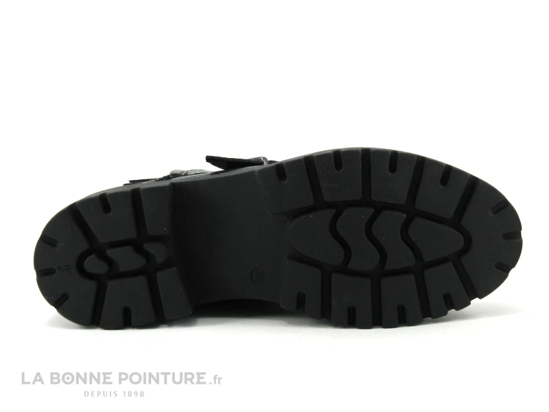 We Do CO99550 Noir Python - Bottine Semelle Epaisse - 3 Brides 7 We Do CO99550 Noir Python - Bottine Semelle Epaisse - 3 Brides â Image 7