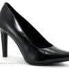 Marco Tozzi 2-22415-29 Black Patent - Escarpin Talon Aiguille Noir Verni