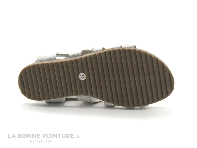 A 1 2 C 4 SALVI-T Argent - Sandale Montante Fille 7 A 1 2 C 4 SALVI-T Argent - Sandale Montante Fille – Image 7