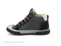 Bopy VEMIGIO - Gris Noir Rouge - Basket Montante GARCON -Optimal Chaussures Magasin cd24607c73b9e66c561f35ea11d5d5ef img 3134.jpg 150787