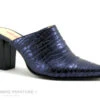 Vidi Studio BACOURT - Lizard Grey Blue - Sabot Pointu - Talon Haut
