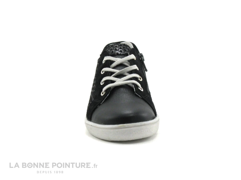 Minibel NABIA Noir Imp Argent - 1M1067 - Sneakers Fille 2 Minibel NABIA Noir Imp Argent - 1M1067 - Sneakers Fille â Image 2