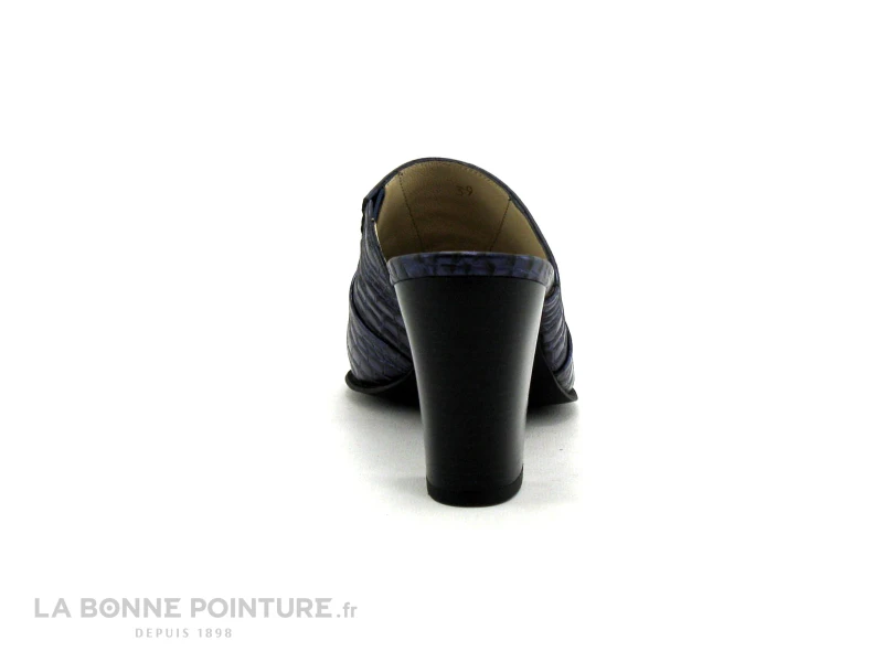Vidi Studio BACOURT - Lizard Grey Blue - Sabot Pointu - Talon Haut 4 Vidi Studio BACOURT - Lizard Grey Blue - Sabot Pointu - Talon Haut – Image 4