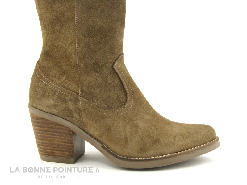 Patricia Miller 5140 Sade Taupe - Botte Western Femme Nubuck 5 Patricia Miller 5140 Sade Taupe - Botte Western Femme Nubuck – Image 5