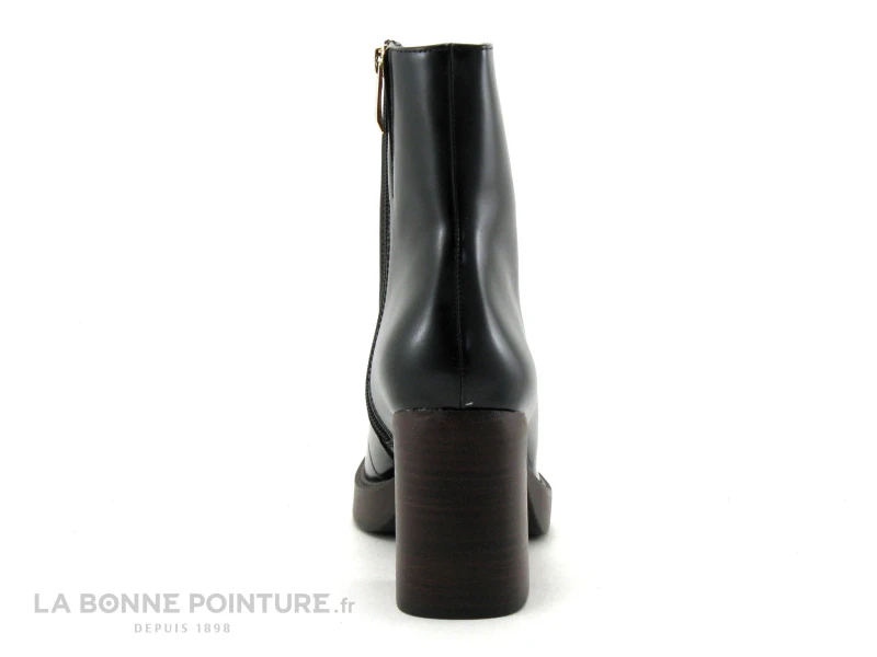 Tamaris 1-25318-29 Black - Bottine Noire - Talon Haut Epais 4 Tamaris 1-25318-29 Black - Bottine Noire - Talon Haut Epais – Image 4