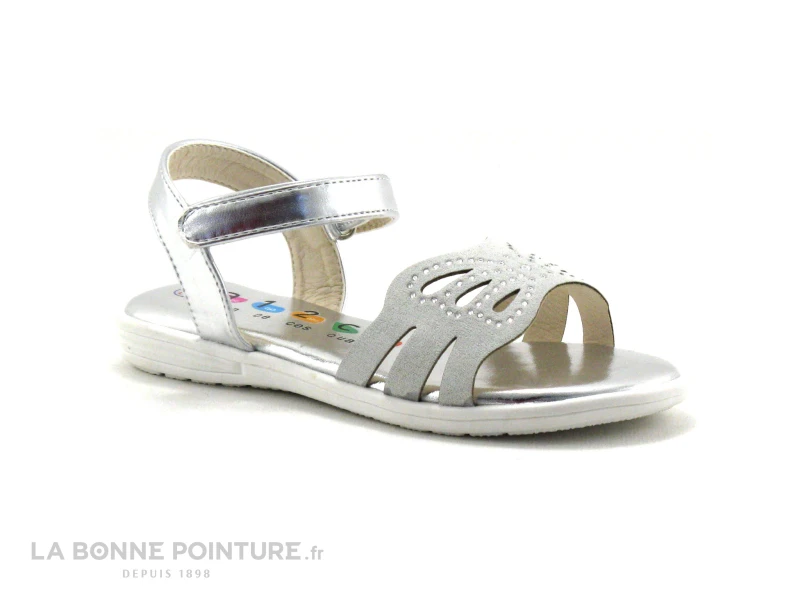 A12C4 VAINA-T Gris - Diamants - Nu-pieds Fille 1 A12C4 VAINA-T Gris - Diamants - Nu-pieds Fille