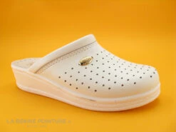 SANITAL LIGHT Sabot Perforé Cuir Blanc 1350 11 SANITAL LIGHT Sabot Perforé Cuir Blanc 1350 -Optimal Chaussures Magasin cd24607c73b9e66c561f35ea11d5d5ef img 3260 70685