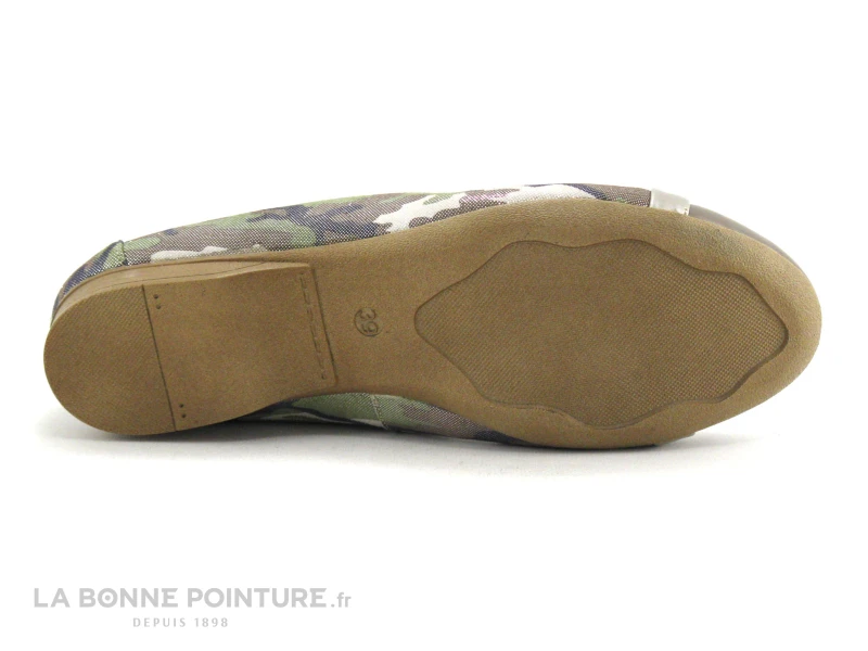INEA Isabeau Camouflage Kaki Marron - Ballerine 7 INEA Isabeau Camouflage Kaki Marron - Ballerine â Image 7