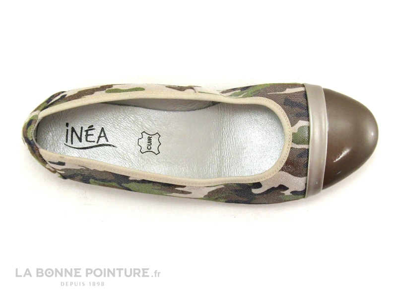 INEA Isabeau Camouflage Kaki Marron - Ballerine 6 INEA Isabeau Camouflage Kaki Marron - Ballerine â Image 6