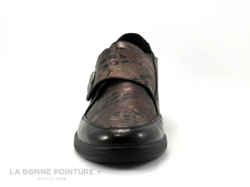 Pedi Girl DEMBA Marron Bronze - Chaussure Confort Femme Avec Scratch 2 Pedi Girl DEMBA Marron Bronze - Chaussure Confort Femme Avec Scratch â Image 2