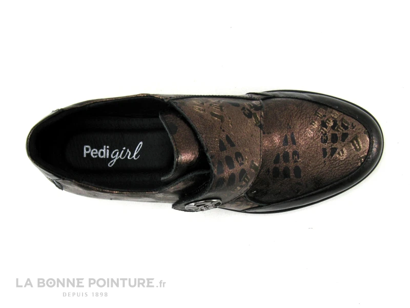 Pedi Girl DEMBA Marron Bronze - Chaussure Confort Femme Avec Scratch 6 Pedi Girl DEMBA Marron Bronze - Chaussure Confort Femme Avec Scratch â Image 6