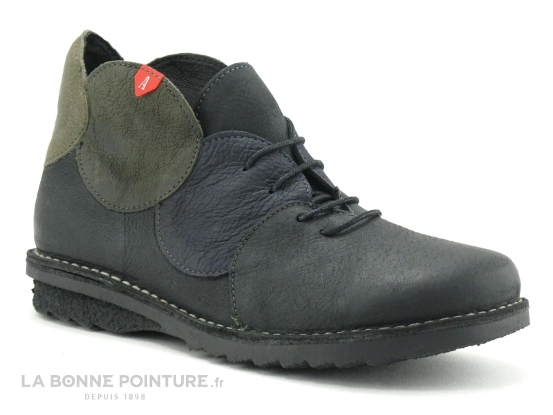 Alce Shoes 7760 - Chaussure Montante Noire - Cercles 1 Alce Shoes 7760 - Chaussure Montante Noire - Cercles