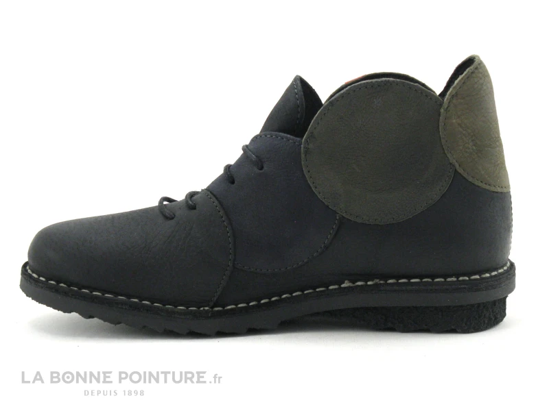 Alce Shoes 7760 - Chaussure Montante Noire - Cercles 3 Alce Shoes 7760 - Chaussure Montante Noire - Cercles – Image 3