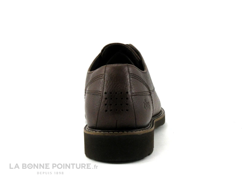 TBS PONWELL B8245 - Chaussure Derbi Homme Marron Fonce 4 TBS PONWELL B8245 - Chaussure Derbi Homme Marron Fonce â Image 4