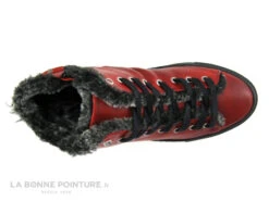 Morans GRALU Rouge - Basket Montante Femme - Fourrure Grise -Optimal Chaussures Magasin cd24607c73b9e66c561f35ea11d5d5ef img 3504.jpg 175718
