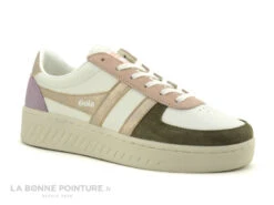 Gola GRANDSLAM Quadrant - Blanc Kaki Rose Gold - Sneakers Mode Femme -Optimal Chaussures Magasin cd24607c73b9e66c561f35ea11d5d5ef img 3565.jpg 175996