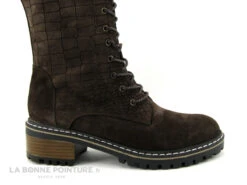 Elue Par Nous KOFOUR Marron Velours Croco - Botte Lacet Femme 10 Elue Par Nous KOFOUR Marron Velours Croco - Botte Lacet Femme -Optimal Chaussures Magasin cd24607c73b9e66c561f35ea11d5d5ef img 3640.jpg 164353