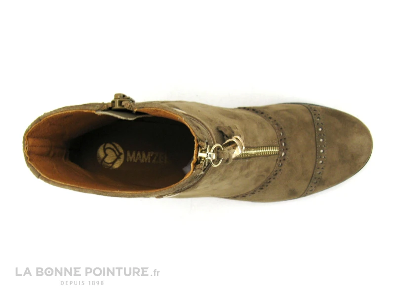 MamZelle MALO - Velours Vison - Bottine Femme Marron 6 MamZelle MALO - Velours Vison - Bottine Femme Marron â Image 6
