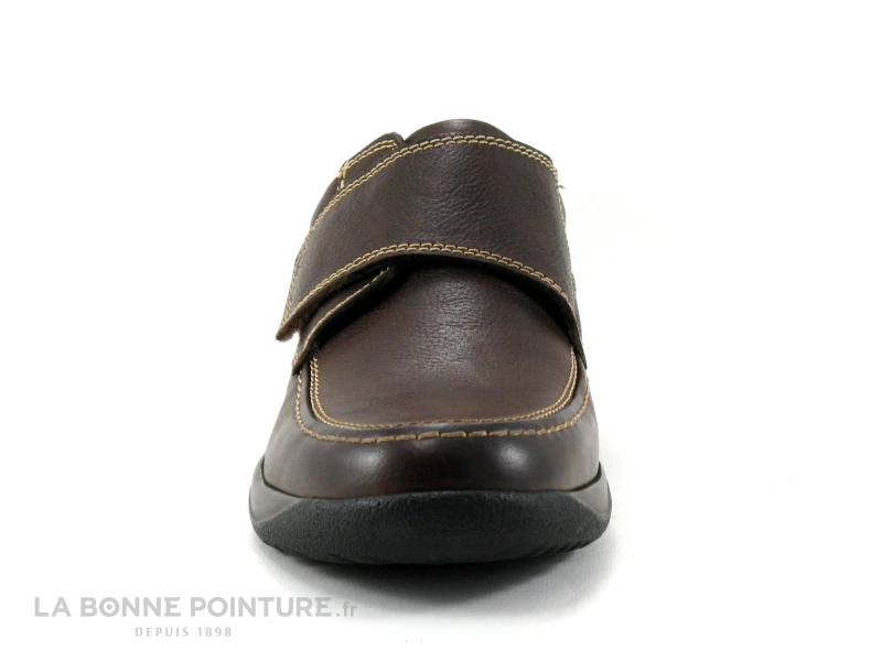 Arima OSVALD Coffee - Chaussure Homme Cuir Marron - Bride Velcro 2 Arima OSVALD Coffee - Chaussure Homme Cuir Marron - Bride Velcro â Image 2