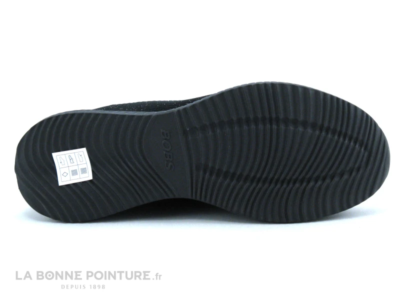 Skechers 32502 Bobs Squad Total Glam - Basket Noire Femme 6 Skechers 32502 Bobs Squad Total Glam - Basket Noire Femme â Image 6