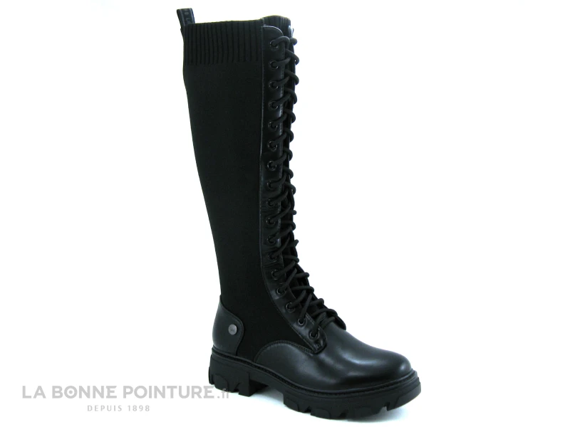 LPB Les Petites Bombes - CAREN Noir - Botte Femme Avec Lacet 5 LPB Les Petites Bombes - CAREN Noir - Botte Femme Avec Lacet – Image 5