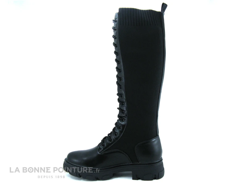 LPB Les Petites Bombes - CAREN Noir - Botte Femme Avec Lacet 3 LPB Les Petites Bombes - CAREN Noir - Botte Femme Avec Lacet – Image 3