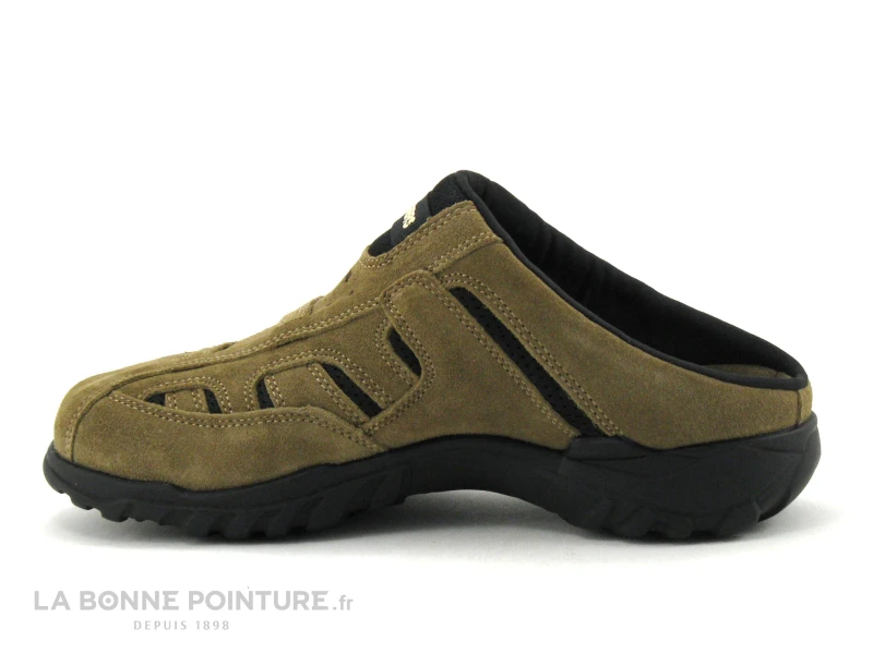 Dockers 36LI005-200420 Stone - Sabot Homme Cuir Velours Beige 3 Dockers 36LI005-200420 Stone - Sabot Homme Cuir Velours Beige – Image 3