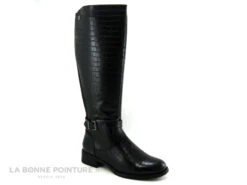 LPB ARINA Noir Croco - Botte Femme CH04BT009